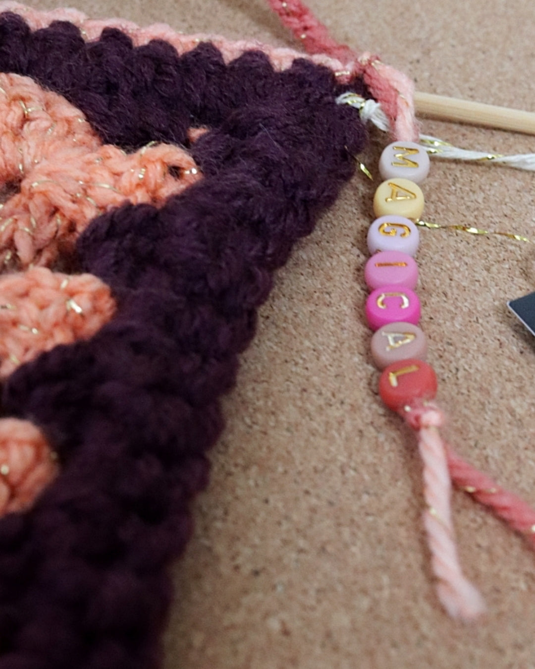 Granny square à suspendre - Magical