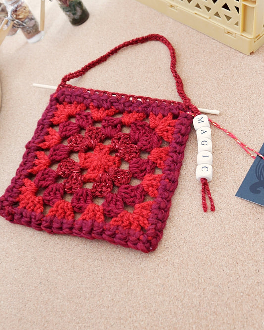 Granny square à suspendre - Magic